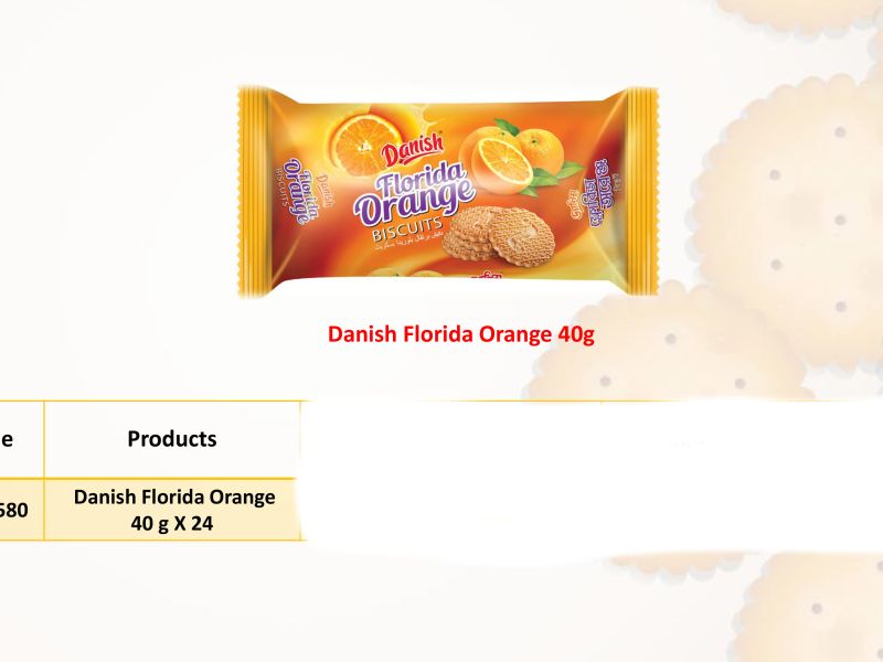 Danish Orange  Biscuit