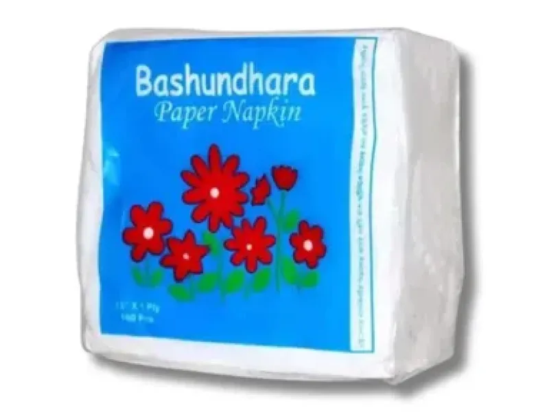 Bashundhara Paper Napkin 13"x13" 1PlyX80Pcs