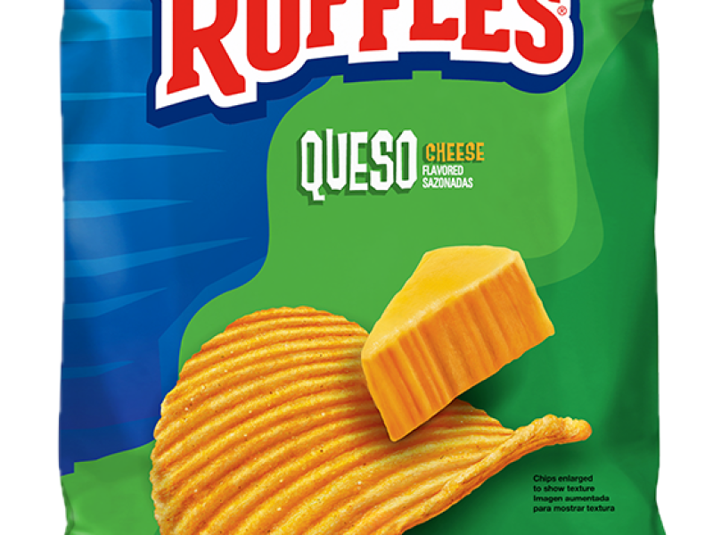 RUFFLES® Queso Cheese Flavored Potato Chips